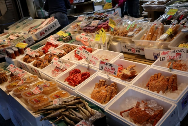 札幌中央市場旁．場外市場