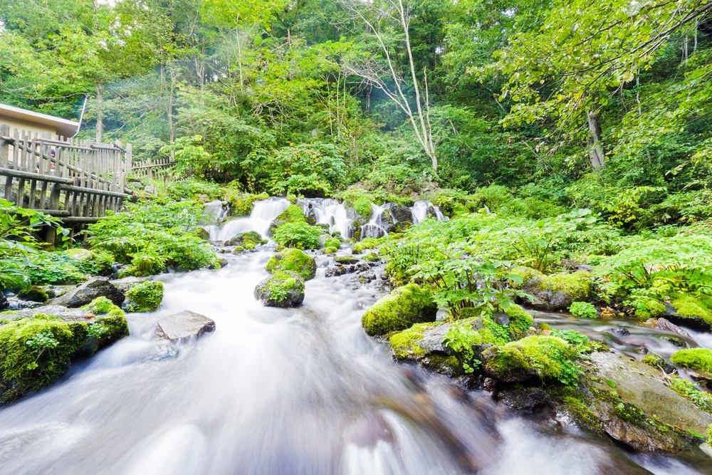 羊蹄山山麓（北海道最高峰）、名水公園